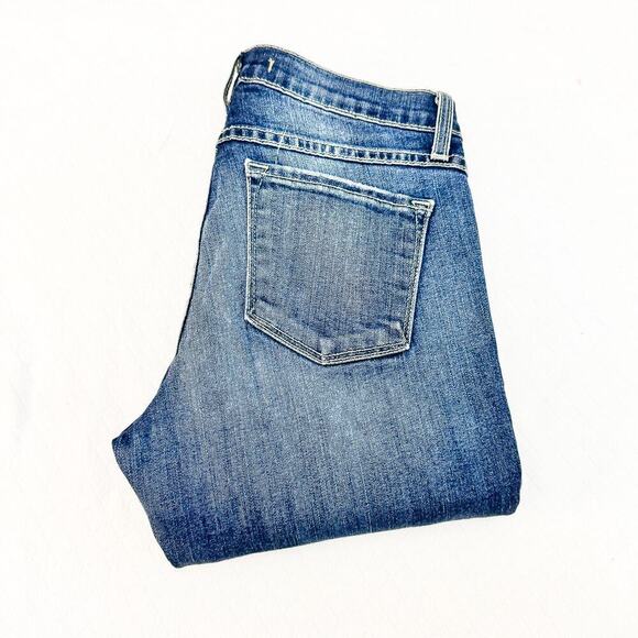 Flying Monkey Dark Wash Distressed Denim Jeans Size 27 - Picture 1 of 8